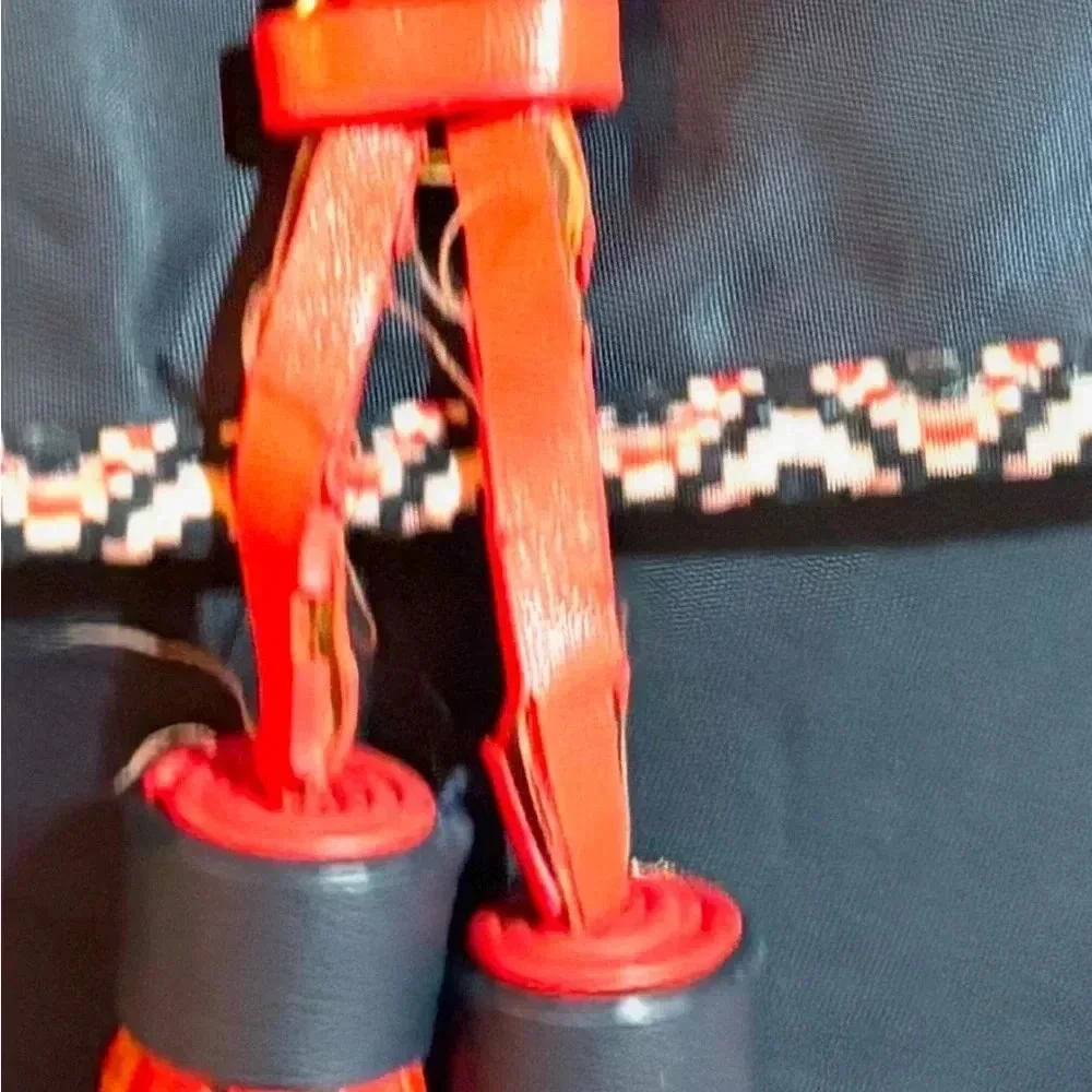 Spartina 449 navy blue nylon shoulder/backpack bag - Picture 8 of 9